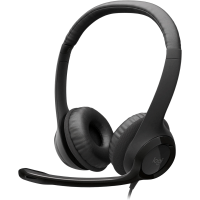 Imagem da oferta Headset Logitech H390 USB 2.0 Couro - Preto