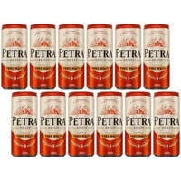 Imagem da oferta 12 Unidades Cerveja Petra Puro Malte 269ml