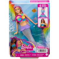 Imagem da oferta Barbie Fantasia Boneca Sereia Luzes e Brilhos Mattel