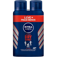 Imagem da oferta NIVEA Kit Desodorante Aerossol NIVEA MEN Dry Impact 150ML - 2 Unidades