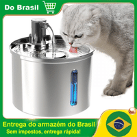 Imagem da oferta Bebedouro de Aço Inoxidável para Gatos - Newpet