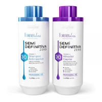 Imagem da oferta Kit Escova Semi Definitiva Zero 2x300ml Forever Liss