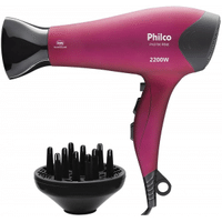 Imagem da oferta Secador de Cabelos Philco PH3700 Pink Tourmaline 127V