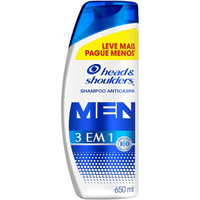 Imagem da oferta Shampoo Anticaspa Head & Shoulders Men 3 em 1 650ml