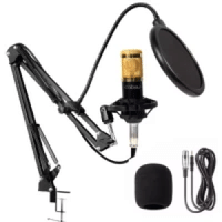 Imagem da oferta Kit Microfone Condensador Com Suporte Articulado de Mesa