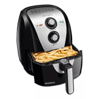 Imagem da oferta Fritadeira Mondial Sem Óleo Air Fryer Af-55i 55l Preto e Inox 127V