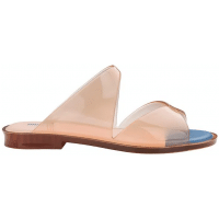 Imagem da oferta Melissa Silky Slide Rosa Blush Transparente - Tam 35 e 39/40