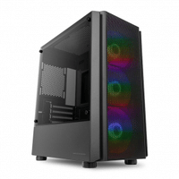 Imagem da oferta Gabinete Gamer Pichau Pulsar RGB Lateral de Vidro Com 3 Fans RGB Preto PG-PSR-BRGB01