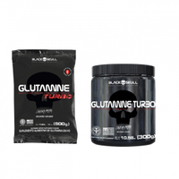 Imagem da oferta Kit Glutamine Turbo Pote 300g + Refil 500g