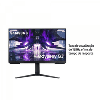 Imagem da oferta Monitor Gamer Samsung Odyssey G32 27" FHD 165Hz 1ms HDMI DP Freesync Série G32 - LS27AG320NLXZD