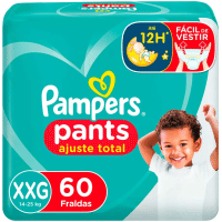 Imagem da oferta Fralda Pampers XXG Pants Ajuste Total 60 unidades