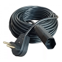 Imagem da oferta Extensão Elétrica 20 Metros 20a Cabo Pp2x1,0mm Reforçada Click Cabos Preto