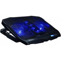 Imagem da oferta C3Tech Base para notebook Gamer NBC-100BK 173" Refrigerada 4 Ventiladores Led Azul controle de velocidade regulagem de altura em 5 posições Display di