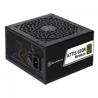 Imagem da oferta Fonte SilverStone ATTIS 650R 650W 80 Plus Bronze PFC Ativo Cabos Flat SST-AT650R-BF