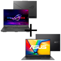 Imagem da oferta Kit Notebooks Asus Gamer ROG Strix G16 i7-13650HX 8GB SSD 512GB KeepOS G614JU-N3367 + Vivobook 16X i5-12500H 8GB SSD 512GB KeepOS K3605ZF-MB419