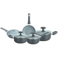 Imagem da oferta Conjunto de Panelas Cerâmica Cazza Chef Cinza 5 Peças