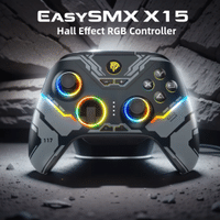 Imagem da oferta Controle Sem Fio EasySMX X15 RGB Hall Effect