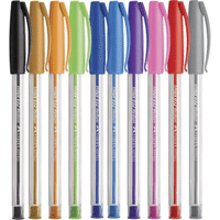 Imagem da oferta Caneta Esferográfica Colorida Faber-Castell Trilux Colors SM/032ESC10 10 Cores