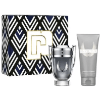 Imagem da oferta Kit  Perfume Masculino Paco Rabanne Invictus Platinum Coffret EDP 100ml + Shower Gel All Over 100ml