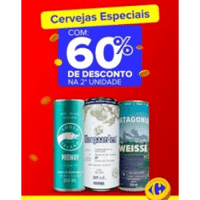 Imagem da oferta Seleção de Cervejas Especiais com 60% de desconto na 2ª unidade