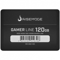 Imagem da oferta SSD Rise Mode Gamer Line 120GB  SATA Leitura 535MB/s, Gravação 435MB/s - RM-SSD-120