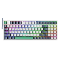 Imagem da oferta Teclado Mecânico Machenike K500 com Fio RGB