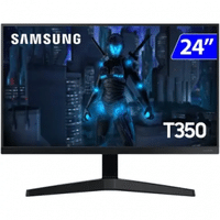 Imagem da oferta Monitor Gamer Samsung LED 24" IPS Full HD Vesa Free Sync Preto - LF24T350FHLMZD