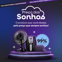 Imagem da oferta Preço Dos Sonhos com até 99% OFF Usando Gift Card. Saiba Como Aproveitar!