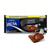 Imagem da oferta 2 Barras de Chocolate ao Leite com Crocante Diamante Negro 165g