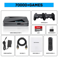 Imagem da oferta Console Retro de Jogos KINHANK Super Console X2 Pro com 70000 Jogos