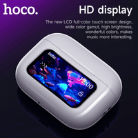 Imagem da oferta Fone De Ouvido HOCO Sem Fio  ANC Bluetooth 5.4 LED