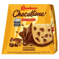 Imagem da oferta Panettone Bauducco Chocottone com Gotas de Chocolate Cobertura Chocolate - 450g