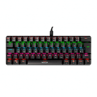 Imagem da oferta Teclado Mecanico Gamer TGT Sherman Compacto Rainbow ABNT2 Switch Azul Preto TGT-SHTKL-RBW01