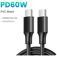 Imagem da oferta Cabo USB Tipo-C Ugreen 3A PD 60W 1m