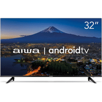 Imagem da oferta Smart TV Aiwa 32” Android HD Borda Ultrafina HDR10 Dolby Áudio - AWS-TV-32-BL-02-A