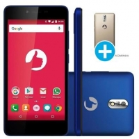 Imagem da oferta Smartphone Positivo Twist S520 8GB 8MP Tela 5´ Azul + Capa Carregadora Dourada