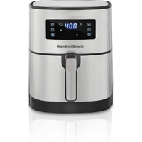 Imagem da oferta Fritadeira Sem Óleo AIR FRYER DIGITAL Hamilton Beach 5.0L 110v Cinza 1700W - 35051