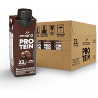 Imagem da oferta 12 Unidades Bebida Proteica Emana Protein  Sabor Cacau Sem açúcar - 250ml