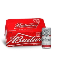 Imagem da oferta 5 Packs de Cerveja Budweiser Lata 269ml 8 Unidades (40 Unidades)