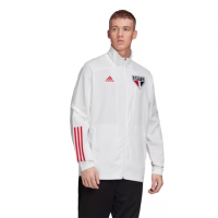 Imagem da oferta Jaqueta Corta-Vento São Paulo Treino 20/21 Adidas Masculina - Branco