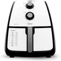 Imagem da oferta Midea - Fritadeira Airfryer Sem Óleo 220V 4L Preto e Branco