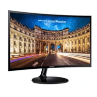 Imagem da oferta Monitor Curvo Samsung 27 Full HD 72hz IPS HDMI VGA Inclinação Ajustável Freesync Preto - Lc27f390