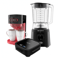 Imagem da oferta Kit Trio Click Cadence - Sanduicheira - Cafeteira - Liquidificador