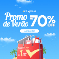 Imagem da oferta Promo ChoiceDay de Verão Aliexpress com até 70% OFF + Cupons