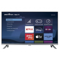 Imagem da oferta Smart TV Britânia 32" HD LED Dolby Áudio Roku TV - BTV32G7PR2CSGBLH