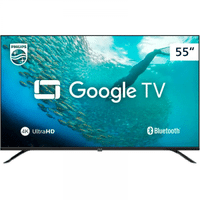 Imagem da oferta Smart TV Philips 55'' 4K Google TV Comando de Voz - 55PUG7019