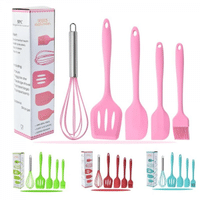 Imagem da oferta Kit de 5 Utensílios de Cozinha - Cores Sortidas