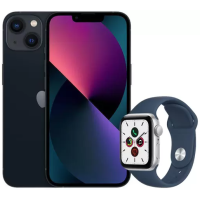 Imagem da oferta iPhone 13 256GB Meia-Noite Tela 6,1” 12MP - iOS + Apple Watch SE 40mm Caixa Prateada