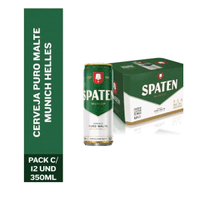 Imagem da oferta Cerveja Spaten Puro Malte Munich Lager - 12 Unidades Lata 350ml