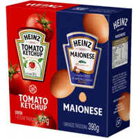 Imagem da oferta Heinz Pack Ketchup 397G + Maionese 390G